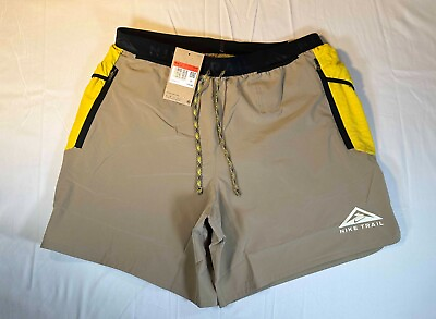 #ad New Nike Trail Second Sunrise 7quot; Running Shorts Men’s Size Large FB4194 247 $39.99