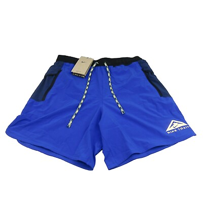 #ad Nike Trail Second Sunrise 7quot; Running Shorts Men#x27;s Size XL Blue NEW FB4194 405 $48.95