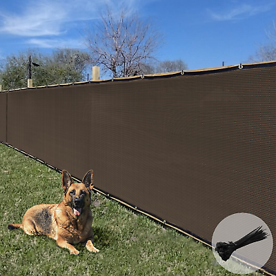 #ad Eamp;K Sunrise 6 x 50 Privacy Fence Screen with Grommets Outdoor Windscreen Fenc $61.09