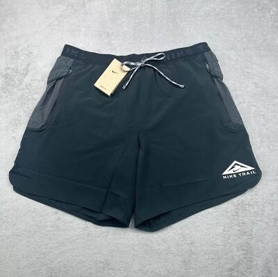 #ad Nike Dri Fit Second Sunrise 7quot; Men#x27;s Trail Running Shorts FB4194 010 Size Medium $54.95